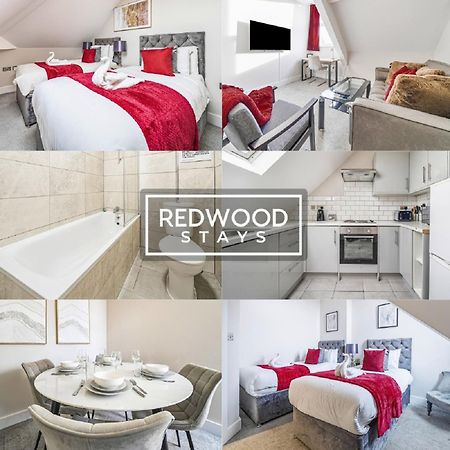 Newly Refurbished Everest Lodge Serviced Apartments For Contractors & Families, Free Wifi & Netflix By Redwood Stays Фарнборо Экстерьер фото